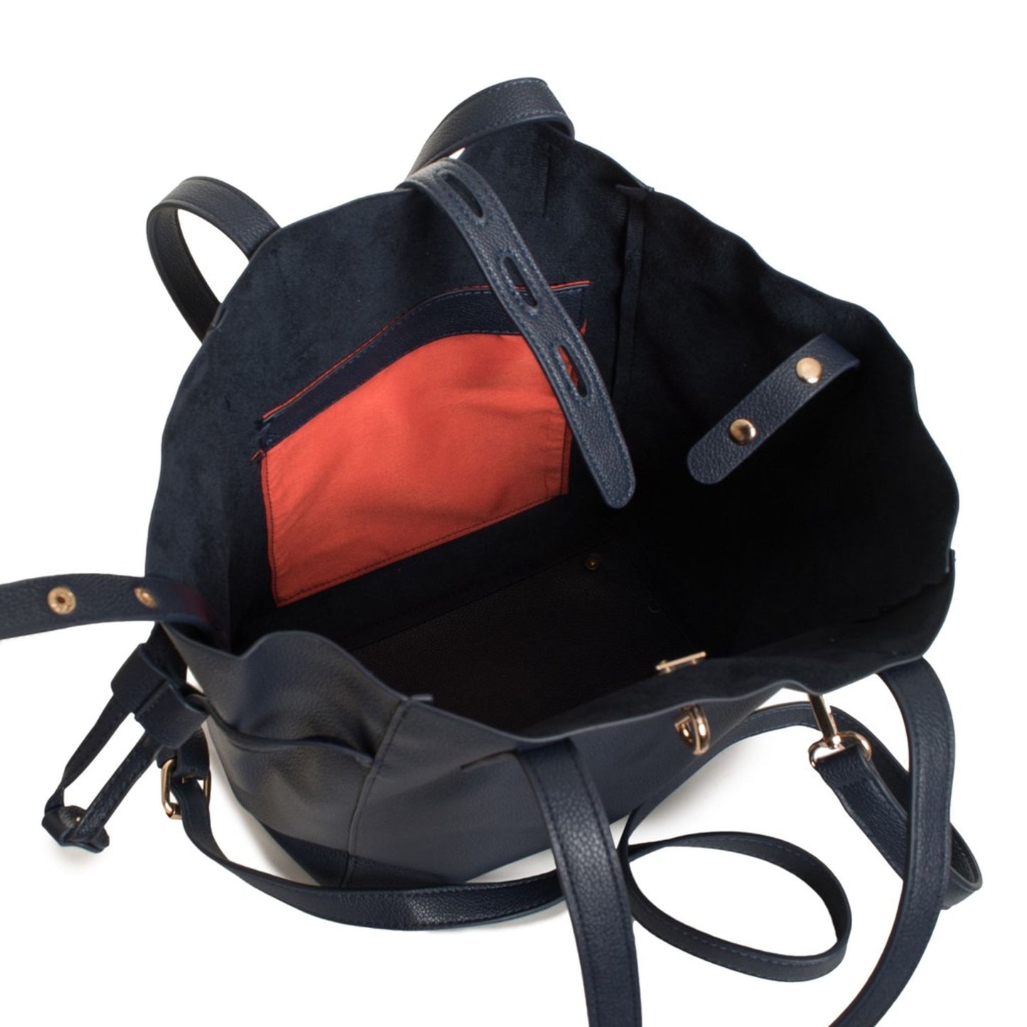 Sac à main fourre tout bleu